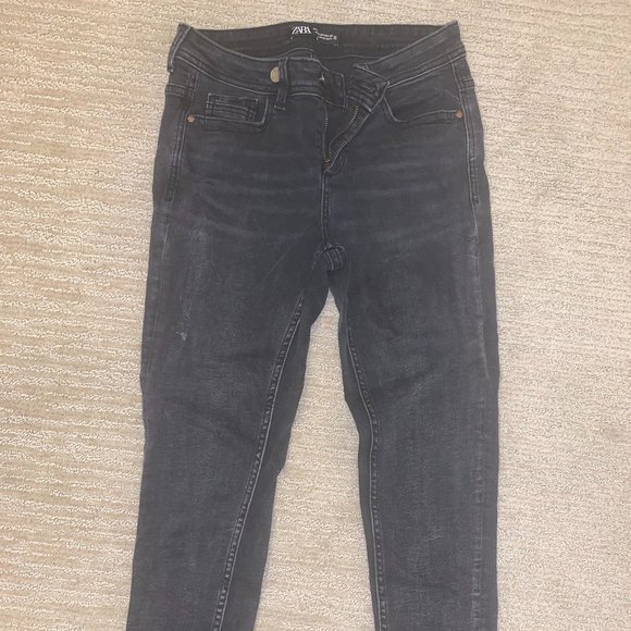 Zara Grey Jeans - Picture 1 of 5